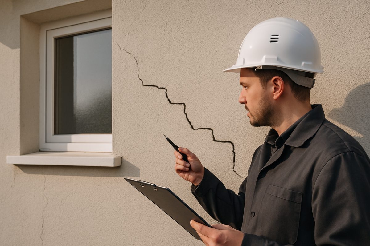 Fissure en escalier, horizontale ou traversante : lire la forme d'une fissure pour évaluer sa gravité