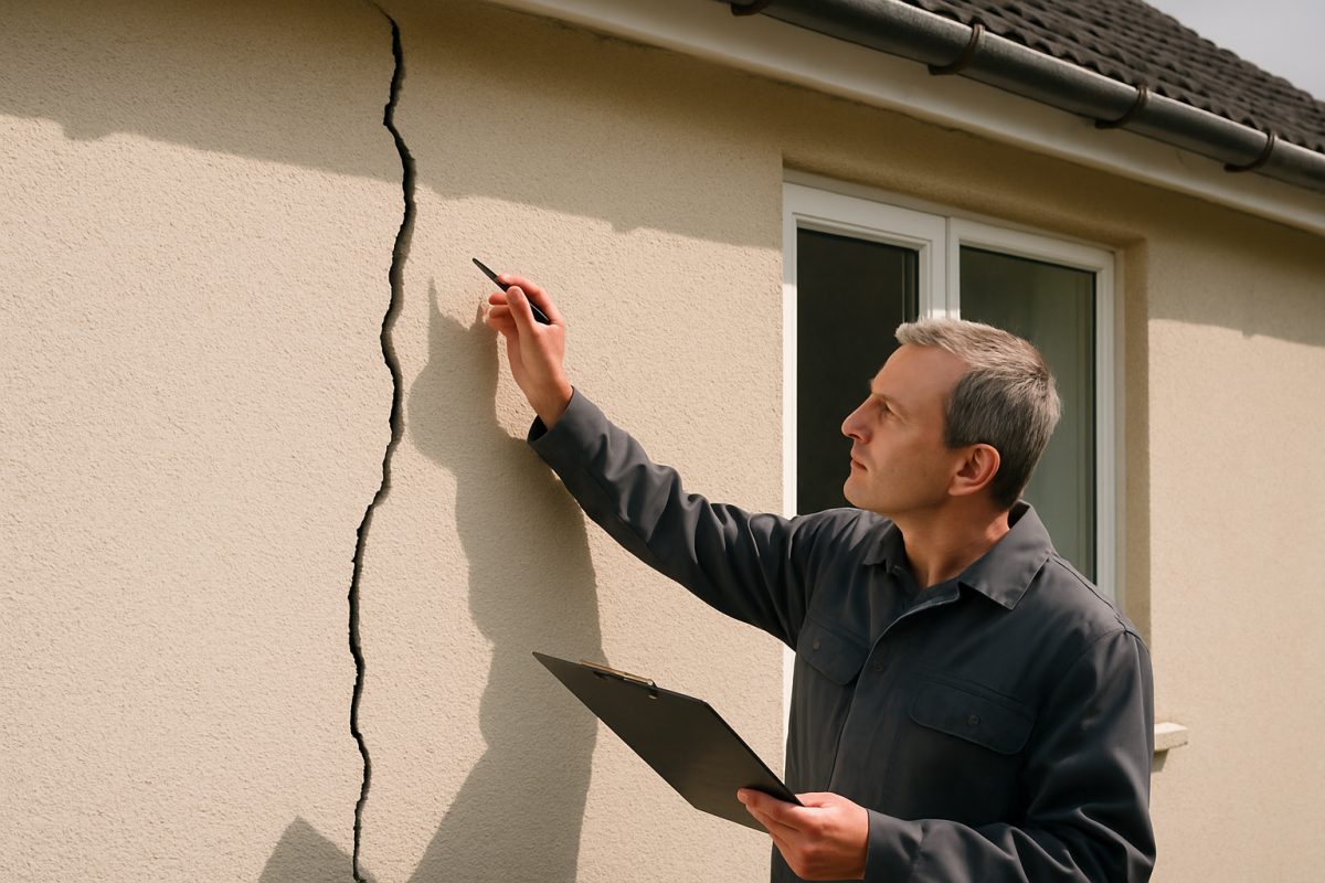 Fissure maison : que faire en premier ?