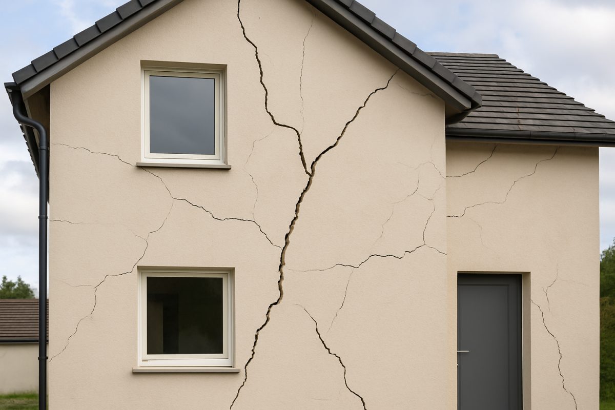 Fissures sur une maison neuve : est-ce normal ?